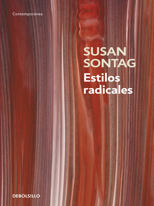 Title details for Estilos radicales by Susan Sontag - Wait list